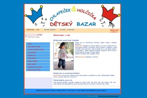 dětský bazar - e-shop s oblečením pro děti 
