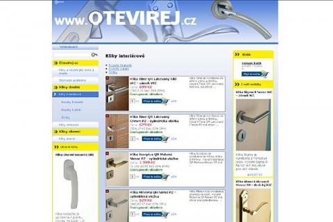 Otevirej.cz. - e-shop kliky a kování 