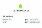 Led - zahrada vizitka 