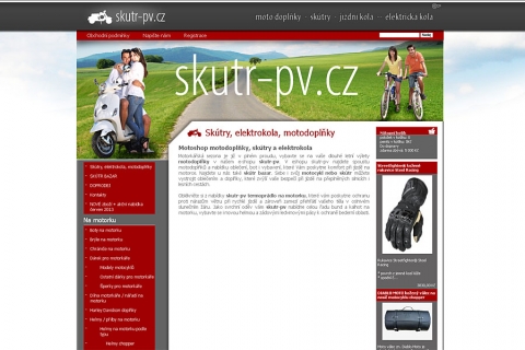 SKUTR-PV - motoshop a bazar se skútry, elektrokola, motodoplňky 