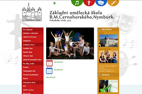 Webovky ZUŠ Nymburk 