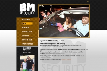 Tvorba webu BM Security