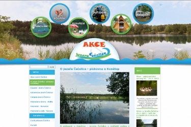 Webové stránky jezero Čečelice 
